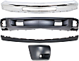 4-Piece Kit, Front Bumper, Chrome, Includes (1) Bumper, (1) Bumper End, and (2) Valance