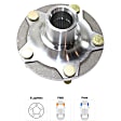 2-Piece Kit Front Wheel Hub, 5 Lugs, With Bearing,, 2.0L, 4Cyl, Includes (1) Wheel Hub and (1) Wheel Bearing