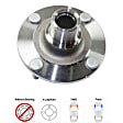2-Wheel Set Front Wheel Hub, 4 Lugs, With Bearing, FWD, Includes (2) Wheel Bearing and (2) Wheel Hub