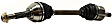 7-Piece Kit Front, Driver and Passenger Side Axle Assembly - New 7-Piece Kit, 4.2L, 6Cyl, Includes (2) Brake Disc, (1) Brake Pad Set, (2) Control Arm and (2) Axle Assembly