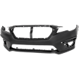 2-Piece Kit Front Primed Bumper Cover Includes (1) Active Grille Shutter and (1) Bumper Cover