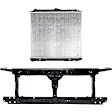 2-Piece Kit Radiator Support Assembly, 2.5L, 4Cyl Includes (1) Radiator and (1) Radiator Support