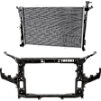 2-Piece Kit Radiator Support Assembly, 3.8L, 6Cyl Includes (1) Radiator and (1) Radiator Support