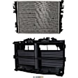 2-Piece Kit Active Grille Shutter, 2-Piece Kit, Includes (1) Active Grille Shutter and (1) Radiator