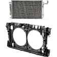 2-Piece Kit A/C Condenser, 3.5L, 6Cyl Includes (1) A/C Condenser and (1) Radiator Support