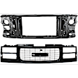 2-Piece Kit Standard Cab Pickup Radiator Support Assembly Includes (1) Grille Assembly and (1) Radiator Support