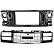 2-Piece Kit Standard Cab Pickup Radiator Support Assembly Includes (1) Grille Assembly and (1) Radiator Support