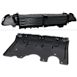 2-Piece Kit Active Grille Shutter, 2-Piece Kit, Includes (1) Active Grille Shutter and (1) Skid Plate