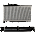 2-Piece Kit Active Grille Shutter, 2-Piece Kit, Includes (1) Active Grille Shutter and (1) Radiator