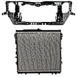 2-Piece Kit Radiator Support Assembly, 4.7L, 8Cyl Includes (1) Radiator and (1) Radiator Support