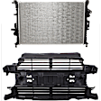 2-Piece Kit Active Grille Shutter, 2-Piece Kit, Includes (1) Active Grille Shutter and (1) Radiator