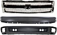 2007 Chevrolet Silverado 1500 - 3-Piece Kit Grille Chrome, Includes (1) Bumper, (1) Grille Assembly and (1) Valance