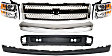 6-Piece Kit, Grille Chrome, Includes (1) Bumper, (1) Grille, (2) Headlight, and (2) Valance