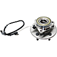 16-Piece Kit Front, Driver and Passenger Side, Upper Control Arm Kit with Ball Joints, Idler Arm, Pitman Arm, Sway Bar Links, Tie Rod Adjusting Sleeves, Tie Rod Ends, and Wheel Hubs, 4WD