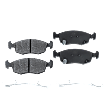 2013 Fiat 500 Pop - 8-Piece Kit Front and Rear Brake Disc and Pad Kit, Plain Surface, 4 Lugs, Organic, Naturally Aspirated, 1.4L 4Cyl, Pro-Line Series  Includes (4) Brake Disc and (2) Brake Pad Set