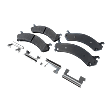 2017 GMC Savana 2500 - 8-Piece Kit Front and Rear Brake Disc and Pad Kit, Cross-drilled and Slotted, 8 Lugs, Ceramic, 2.8L 4Cyl,  Includes (4) Brake Disc and (2) Brake Pad Set