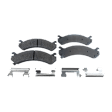 2007 GMC Savana 2500 - 8-Piece Kit Front and Rear Brake Disc and Pad Kit, Plain Surface, 8 Lugs, Ceramic, Enginedesignationname: LLY, 6.6L 8Cyl,  Includes (4) Brake Disc and (2) Brake Pad Set
