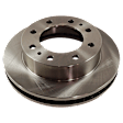 2007 GMC Savana 2500 - 8-Piece Kit Front and Rear Brake Disc and Pad Kit, Plain Surface, 8 Lugs, Ceramic, Enginedesignationname: LLY, 6.6L 8Cyl,  Includes (4) Brake Disc and (2) Brake Pad Set