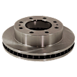 2007 GMC Savana 2500 - 8-Piece Kit Front and Rear Brake Disc and Pad Kit, Plain Surface, 8 Lugs, Ceramic, Enginedesignationname: LLY, 6.6L 8Cyl,  Includes (4) Brake Disc and (2) Brake Pad Set