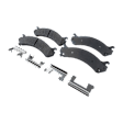 2012 Chevrolet Express 3500 - 4-Wheel Set Front and Rear Brake Disc and Pad Kit, Plain Surface, 8 Lugs, Front-324.61 mm/Rear-329.95 mm, Ceramic, DIESEL, Extended Passenger Van, Single Rear Wheel, 6.6L 8Cyl,  Includes (4) Disc and (2) Pad Set