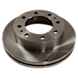 2012 Chevrolet Express 3500 - 4-Wheel Set Front and Rear Brake Disc and Pad Kit, Plain Surface, 8 Lugs, Front-324.61 mm/Rear-329.95 mm, Ceramic, DIESEL, Extended Passenger Van, Single Rear Wheel, 6.6L 8Cyl,  Includes (4) Disc and (2) Pad Set