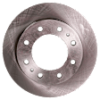 2012 Chevrolet Express 3500 - 4-Wheel Set Front and Rear Brake Disc and Pad Kit, Plain Surface, 8 Lugs, Front-324.61 mm/Rear-329.95 mm, Ceramic, DIESEL, Extended Passenger Van, Single Rear Wheel, 6.6L 8Cyl,  Includes (4) Disc and (2) Pad Set