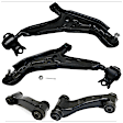 4-Piece Kit Front, Driver and Passenger Side, Upper and Lower Suspension Kit, Includes (4) Control Arm