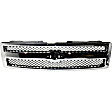 2007 Chevrolet Silverado 1500 - 6-Piece Kit Front Bumper, New Body Style, Chrome, Includes (1) Bumper, (1) Grille, (2) Headlight, (1) Hood, and (1) Valance