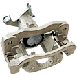 2-Wheel Set Rear Brake Kit With Calipers, Plain Surface 5 Lugs 327.91 mm Ceramic, Includes (2) Caliper, (2) Disc, and (1) Pad Set