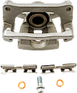 4-Wheel Set Front and Rear Brake Kit With Calipers, Front-Cross-drilled and Slotted/Rear-Plain Surface Front-350.01 mm/Rear-347.98 mm Ceramic, Includes (4) Caliper, (4) Disc, and (2) Pad Set