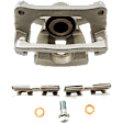 4-Wheel Set Front and Rear Brake Kit With Calipers, Plain Surface Front-350.01 mm/Rear-347.98 mm Ceramic, Includes (4) Caliper, (4) Disc, and (2) Pad Set