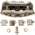 4-Wheel Set Front and Rear Brake Kit With Calipers, Front-Plain Surface/Rear-Cross-drilled and Slotted Front-350.01 mm/Rear-348.2 mm Ceramic, Includes (4) Caliper, (4) Disc, and (2) Pad Set