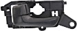 4-Piece Kit Front, Driver and Passenger Side Interior Door Handle, Textured Black, With door lock button, Includes (2) Exterior Door Handle and (2) Interior Door Handle