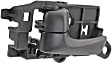 4-Piece Kit Front, Driver and Passenger Side Interior Door Handle, Textured Black, With door lock button, Includes (2) Exterior Door Handle and (2) Interior Door Handle