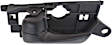4-Piece Kit Front, Driver and Passenger Side Interior Door Handle, Textured Black, With door lock button, Includes (2) Exterior Door Handle and (2) Interior Door Handle