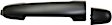 4-Piece Kit Front, Driver and Passenger Side Interior Door Handle, Textured Black, With door lock button, Includes (2) Exterior Door Handle and (2) Interior Door Handle