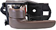 1997 Toyota Camry - 4-Piece Kit Front, Driver and Passenger Side Smooth Black Exterior Door Handle, With Key Hole, USA Built Vehicle, Sedan,  Includes (2) Exterior Door Handle and (2) Interior Door Handle