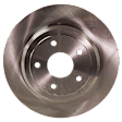 2-Wheel Set Rear Brake Disc and Pad Kit, Plain Surface 5 Lugs 329.95 mm Ceramic Pro-Line Series, Includes (1) Brake Pad Set and (2) Brake Disc