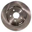 2-Wheel Set Rear Brake Disc and Pad Kit, Plain Surface 5 Lugs 329.95 mm Ceramic Pro-Line Series, Includes (1) Brake Pad Set and (2) Brake Disc