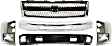5-Piece Kit, Grille Chrome, Includes (1) Bumper, (2) Bumper End, (1) Grille, and (1) Valance