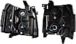 2008 Chevrolet Silverado 1500 - 7-Piece Kit Grille, Chrome,  Includes (1) Bumper, (2) Bumper End, (1) Grille, (2) Headlight, and (1) Valance