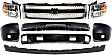 2011 Chevrolet Silverado 1500 - 8-Piece Kit Grille, Chrome,  Includes (1) Bumper, (2) Bumper End, (1) Grille, (2) Headlight, and (2) Valance