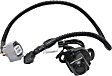 2-Piece Kit Tailgate Handle, Textured Black, Plastic, With Camera Hole, With Key Hole, Includes (1) Back Up Camera and (1) Tailgate Handle