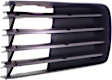 2009 Toyota Prius Base - 3-Piece Kit Front, Lower Bumper Grille, Textured Black,  Includes (1) Bumper Grille and (2) Fog Light Cover