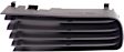 2009 Toyota Prius Base - 3-Piece Kit Front, Lower Bumper Grille, Textured Black,  Includes (1) Bumper Grille and (2) Fog Light Cover