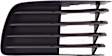 2009 Toyota Prius Base - 3-Piece Kit Front, Lower Bumper Grille, Textured Black,  Includes (1) Bumper Grille and (2) Fog Light Cover