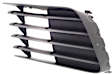 2009 Toyota Prius Base - 3-Piece Kit Front, Lower Bumper Grille, Textured Black,  Includes (1) Bumper Grille and (2) Fog Light Cover
