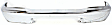 1998-2000 Ford Ranger - 2-Piece Kit, Front Bumper, Chrome, Includes (1) Bumper and (1) Valance