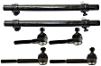 6-Piece Kit Front, Driver and Passenger Side, Inner and Outer Tie Rod End, Includes (4) Tie Rod End and (2) Tie Rod Adjusting Sleeve