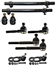 10-Piece Kit Front, Driver and Passenger Side Suspension Kit, Includes (4) Ball Joint, (4) Tie Rod End and (2) Tie Rod Adjusting Sleeve